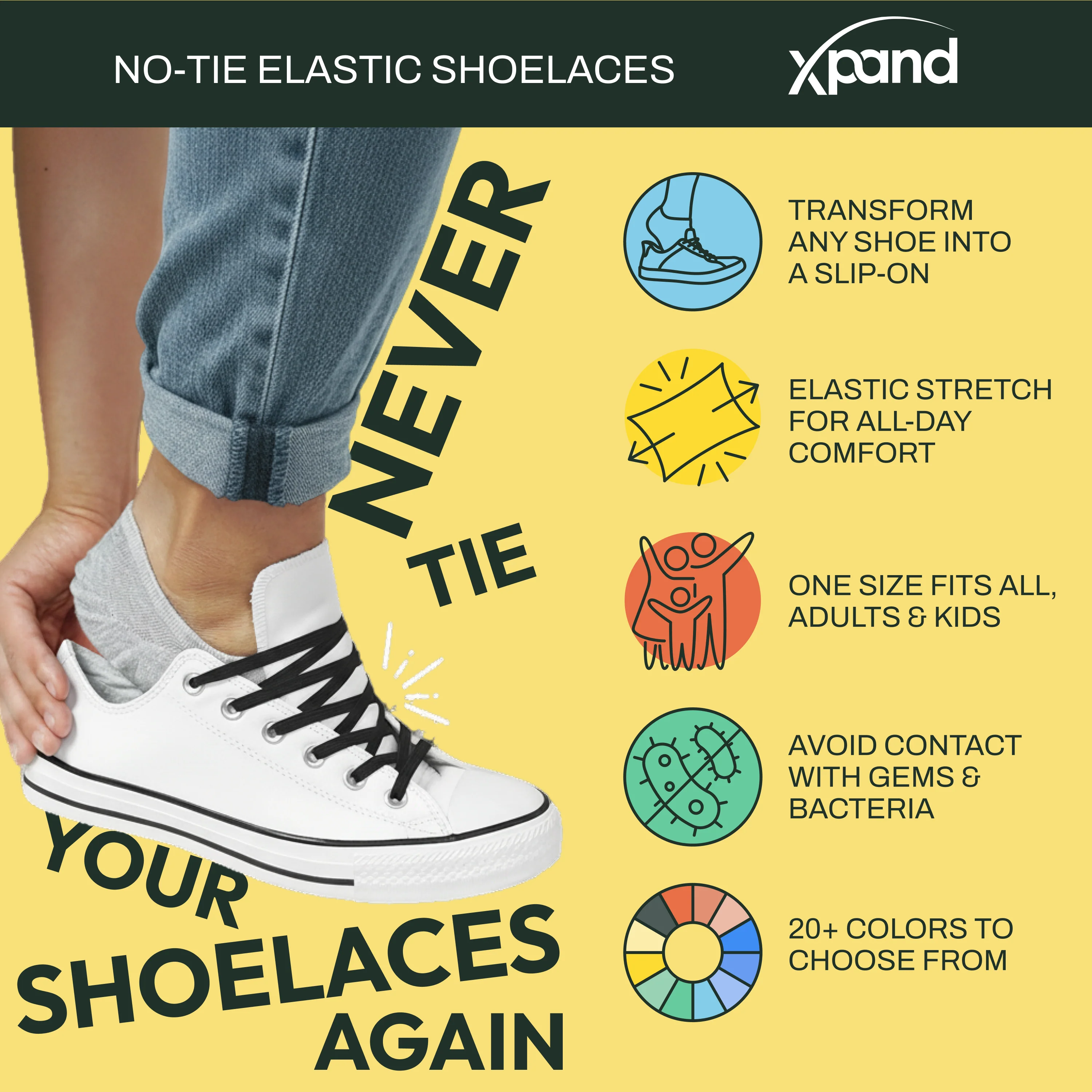 No-Tie Flat Laces - Image 71