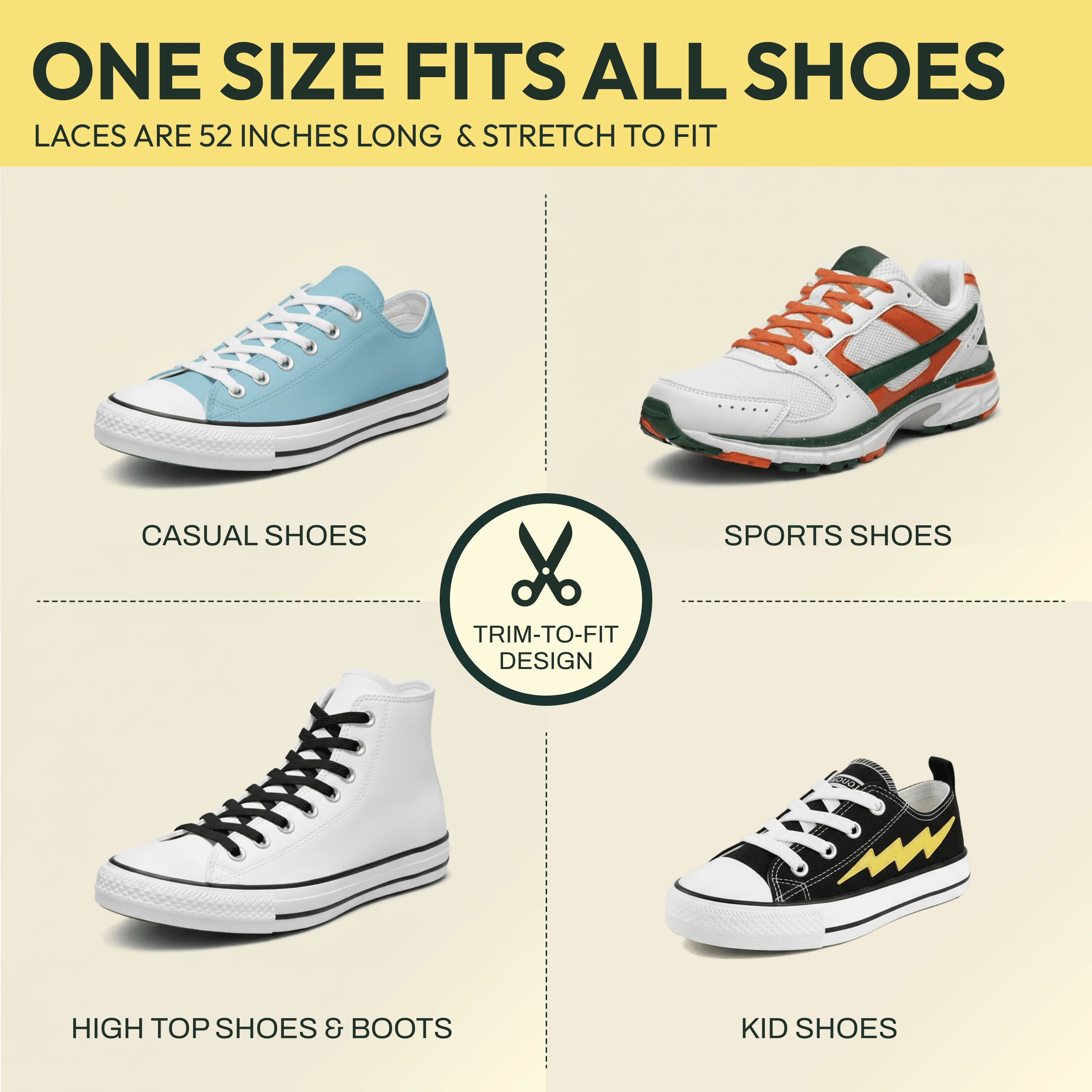 No-Tie Flat Laces - Image 72