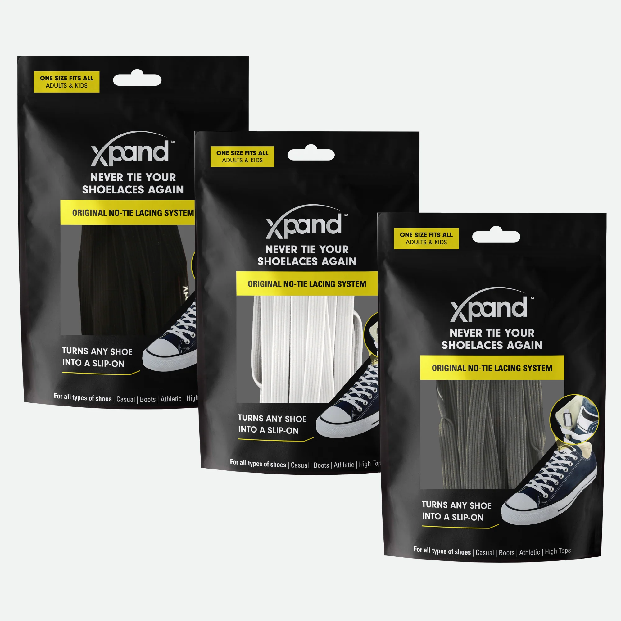 Original No-Tie Laces 3-Pack - Image 11