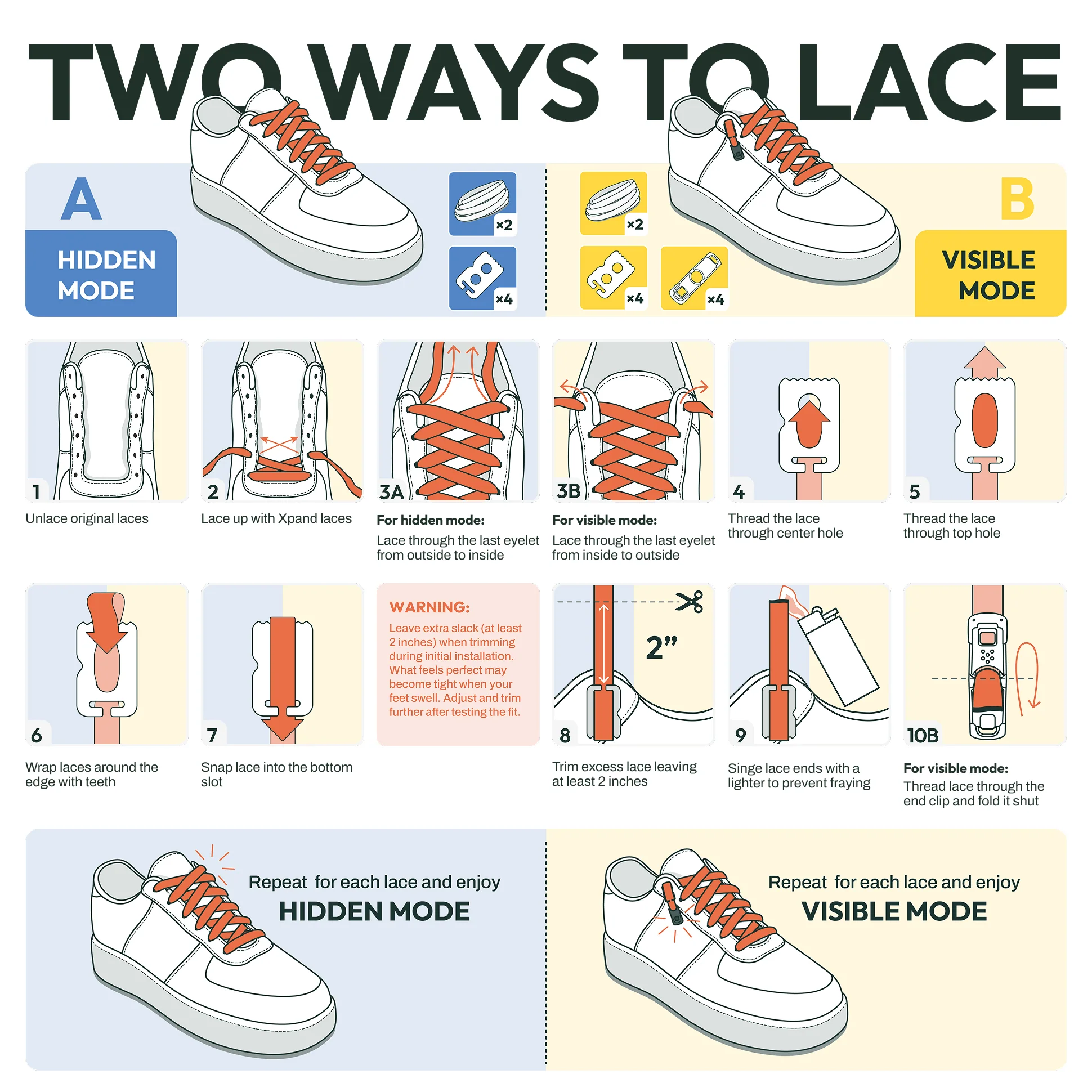 Original No-Tie Laces 3-Pack - Image 29