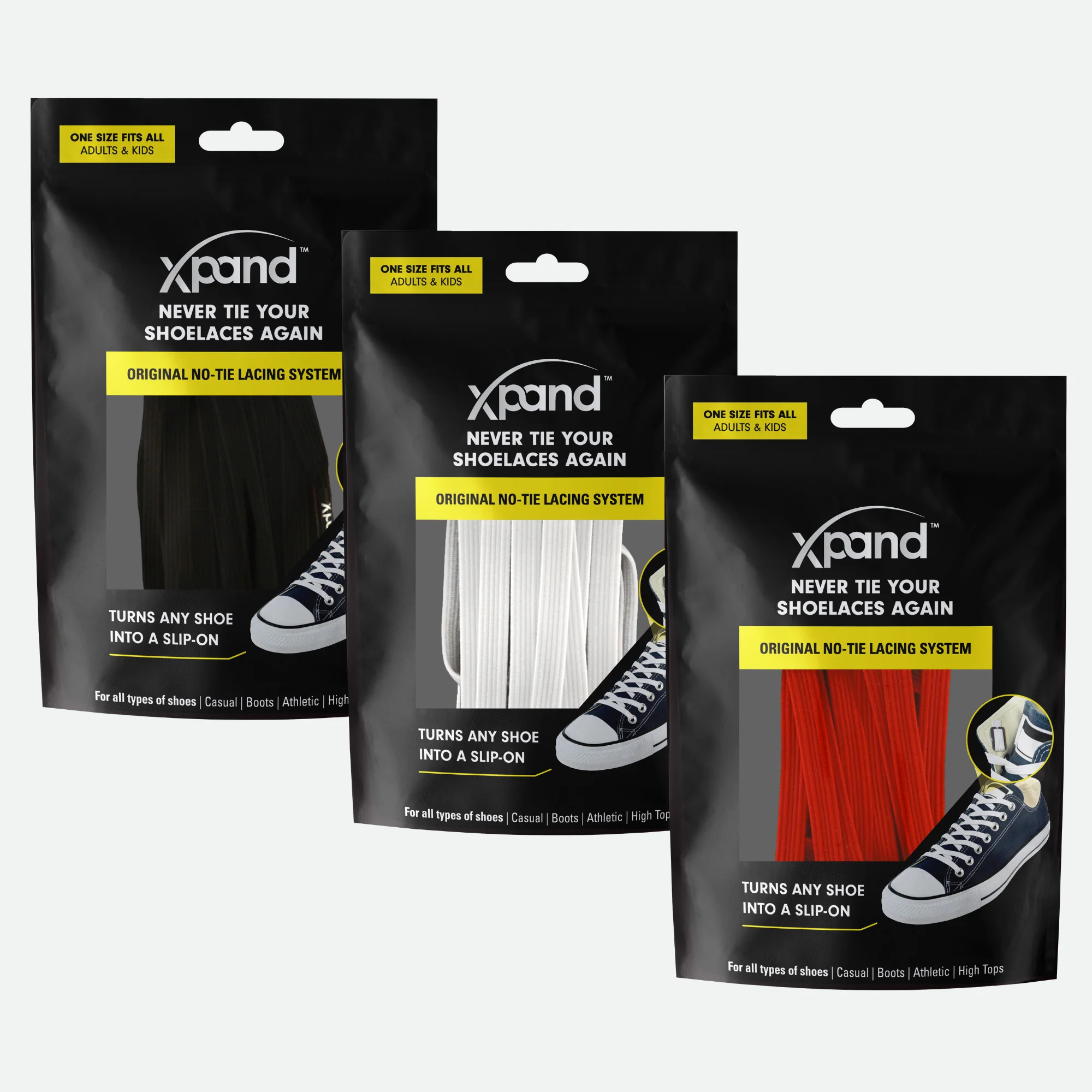 Original No-Tie Laces 3-Pack - Image 37