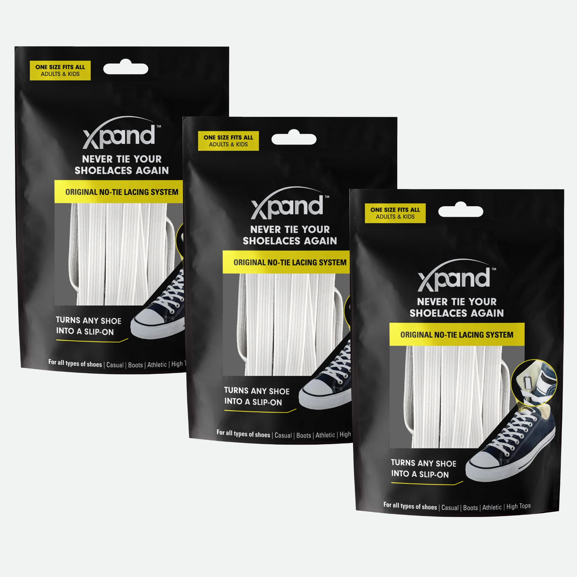 Original No-Tie Laces 3-Pack - Image 6